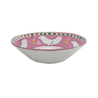 Arcucci feather pink salad bowl 32 cm