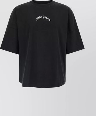 Palm Angels oversized crew neck graphic print t-shirt