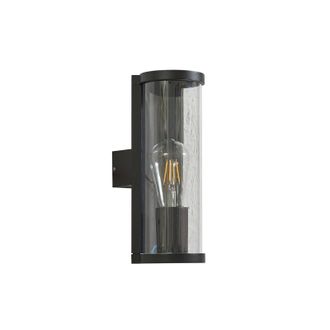 Lucande Lucande - L&aacute;mpara De Pared Exterior zanta En Negro Aluminio