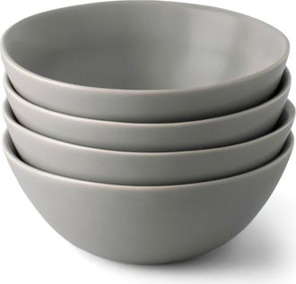 Fable Home Breakfast Bowls in Dove Gray at Nordstrom, Size Medium