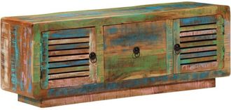 vidaXL Mueble de TV madera maciza reciclada 110x30x40 cm vidaXL