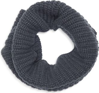 Johnstons of Elgin Cowie Cashmere Snood in Crane Grey Sa7216 at Nordstrom
