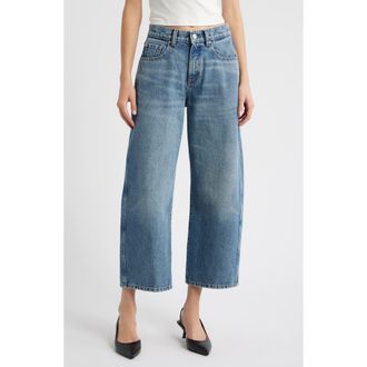 DL1961 Taylor High Waist Relaxed Barrel Jeans in Endless Sea at Nordstrom Rack, Size 32