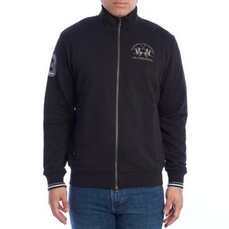 La Martina La Martina YMF300-FP568 Mens Regular Fit Zip Up Sweatshirt - Black - Size Small