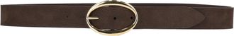 Orciani Sveva Nabucco Double Slim Nubuck Leather Belt