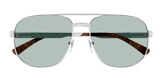 Gucci GG1223S 004 Mens Sunglasses Silver Size 60