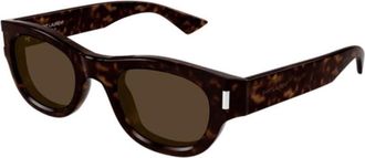 Saint Laurent Unisex Black Square Sunglasses SL761 002