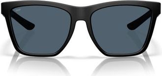 Costa Panga II 57mm Sunglasses in Matte Black /Gray at Nordstrom