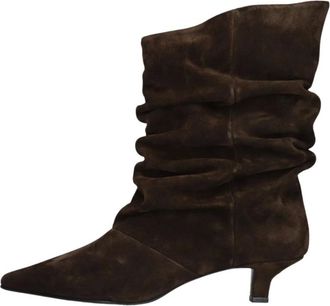 Notre-V Schoenen, Dames, Bruin, 38 1/2 EU, Jenna Enkellaarsjes