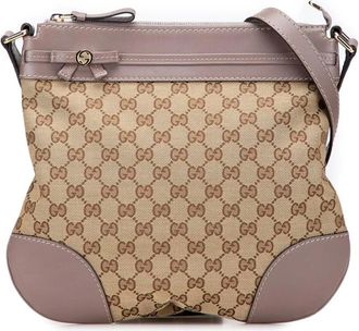 Gucci Pre-owned Cross Body Bags, female, Brown, Size: ONE SIZE Pre-owned Patterned Crossbody Bag