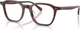Oliver Peoples 50mm Square optical glasses in Brown at Nordstrom