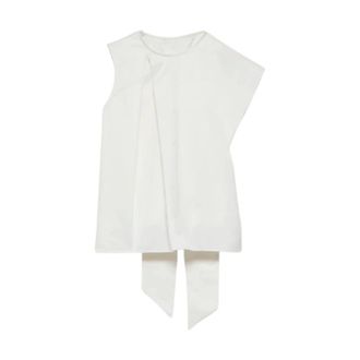 J.W.Anderson Asymmetrisch mouwloos top - Dames - Tops - Beige - Maat: XS Katoen