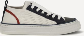 Brunello Cucinelli Cotton knit and suede Sneakers with Precious Toe Female 38