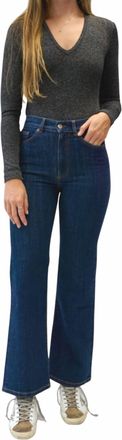 Jeanerica Pyramid High-Rise Flare Jean In Blue 2 Weeks