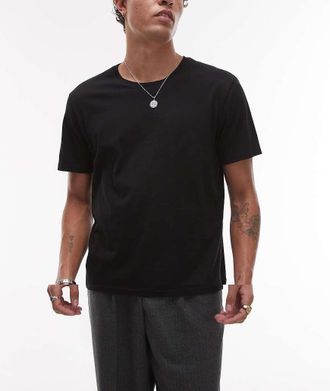 Lacoste 3 pack t-shirts in black