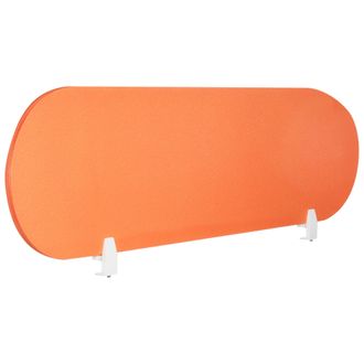 Beliani Beliani - Panel Separador Tablero Pet Ac&uacute;stico Tapizado De Tela Naranja 160 X 40 Cm Sparky