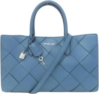 Michael Kors Pre-owned Handbags, female, Blue, Size: ONE SIZE Pre-owned Shoulder Bag