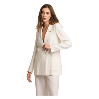 Kocca Blazers, female, White, Size: L Pure Verve Collection Blazer Jacket