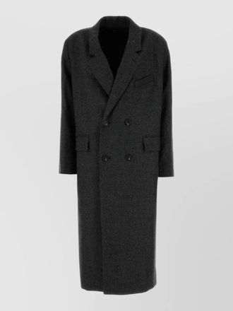 SOEUR wool cologny coat long notched lapels