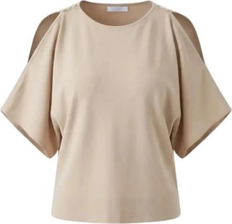 Am&eacute;lie & Am&eacute;lie Kaya Top - Dames - Blouses - Beige - L/Xl - Overhemden