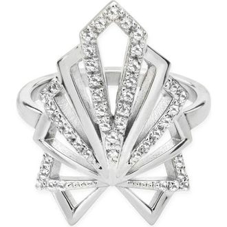 Lucy Quartermaine Chrysler Ring in Sterling Silver at Nordstrom, Size 8.5