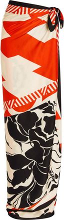 Dries Van Noten Flara Printed Silk Scarf - Multicoloured - One Size