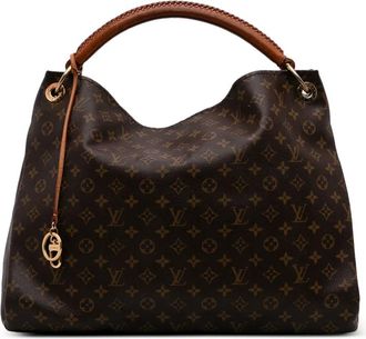 Louis Vuitton 2010 Monogram Artsy GM hobo tas - Bruin