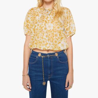 Mother Party In The Back Shirt In Floral Notes