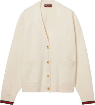 Gucci Dames, Truien, Beige, Maat: S Kasjmier