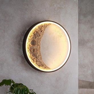 OEM L&aacute;mpara De Pared 3d Con Forma De Luna - Iluminaci&oacute;n Led Regulable Para Sal&oacute;n, Dormitorio Y Habitaci&oacute;n Infantil