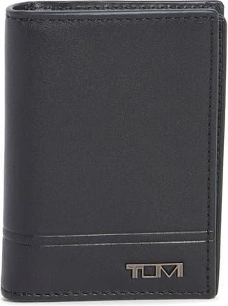 Tumi Leather Card Case in Black at Nordstrom Rack