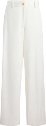 Khaite Gari Pant - Dames - Wijde Broeken - Wit - S - Katoen - Broeken