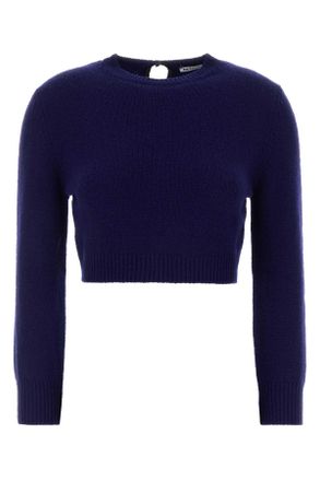Jil Sander Blue Wool Blend Sweater