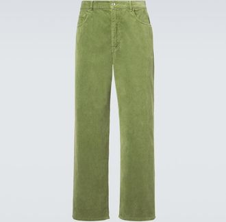 Auralee Cotton corduroy straight pants