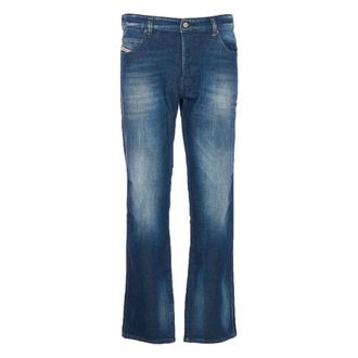Diesel Straight Jeans, male, Blue, Size: W34 1193 D-byl Straight Jeans