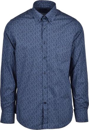 Paul & Shark Tailored Long-Sleeve Shirt with Pattern