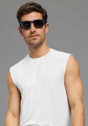 H.I.S Sonnenbrille H.I.S, Herren, dunkelblau, unifarben, Sonnenbrillen Sonnenbrille, Filterkategorie 3, 100% UVA & 100% UVB Schutz, polarisierende Gl&auml;ser