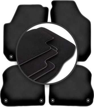 OEM Alfombrillas Premium Para Skoda Fabia Ii Hatchback, Familiar (2007-2014)