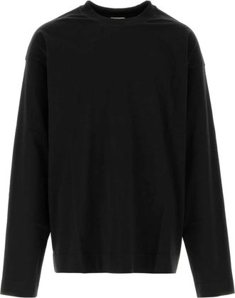 Dries Van Noten Hegland T-shirt - Heren - Longsleeves - Zwart - M - Katoen - Tops