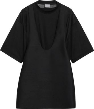 Balenciaga Dames, Jurken, Zwart, Maat: XS Zijde