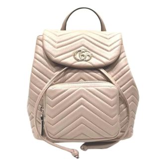 Gucci Zaino Vintage in Pelle Pre-owned - - Pre-owned - Donna - Beige - ONE SIZE