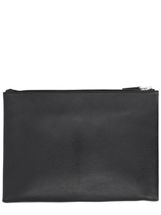 Tom Ford Structured Leather Clutch - Black