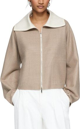 Lafayette 148 New York Zip Front Jacket