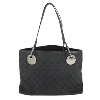 Gucci Pre-owned Tote Bags, female, Black, Size: ONE SIZE Pre-owned Vintage Tote Bag