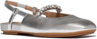 FitFlop Delicato Pearl-Crys Slingback in Black at Nordstrom, Size 7.5