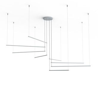 Lumicom Radius Lampara De Techo 8x Monocolor Mate