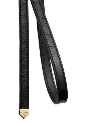 Prada Cintura in pelle - Nero