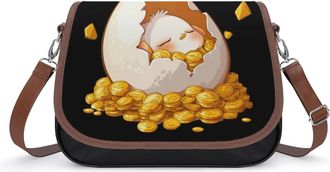 Generic Lazy Egg Happy New Year Crossbody Bags for Women Shoulder Messenger Bag Purse Handbags