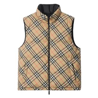 Burberry Jassen, Heren, Beige, L, Sand IP Check Snowshill Schoenen