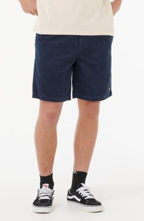 Rip Curl Classic Surf Corduroy Volley Shorts in Dark Navy at Nordstrom, Size Medium